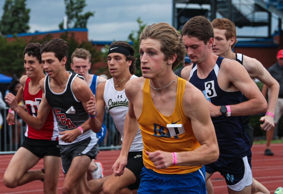 <strong>Runners compete in the Div. 2 A 1600 meter run during a state championship meet in Murfreesboro, Tennessee May 25, 2022.</strong> (Patrick Lantrip/Daily Memphian)