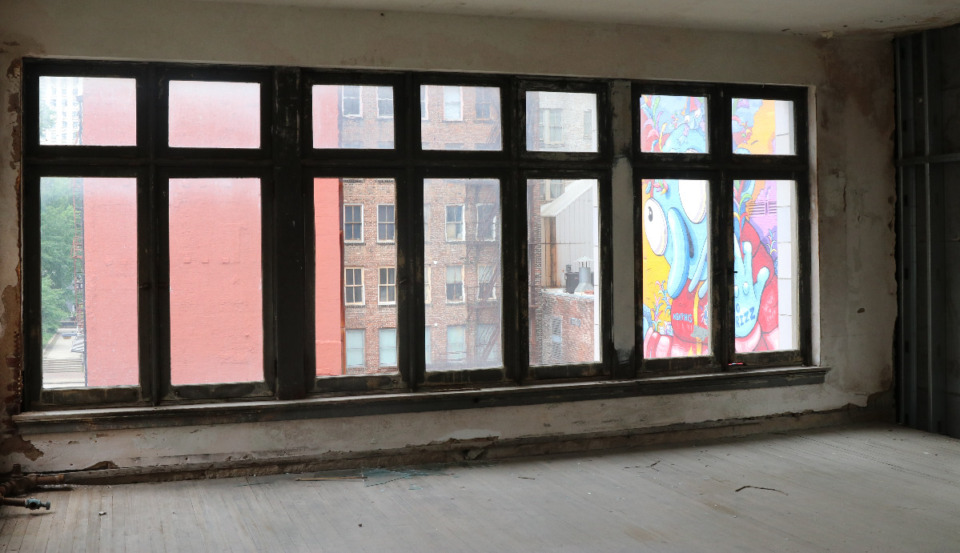 <strong>A view from the second story of 119 Madison Ave. Developer Eduardo Sanchez purchased the building, which dates back to 1917, on May 26 for $360,000.</strong> (Neil Strebig/Daily Memphian)