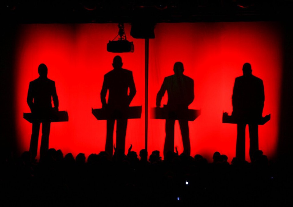 <strong>Members of German band Kraftwerk perform on the Miles Davis Hall stage during the 39th Montreux Jazz Festival in Montreux, Switzerland, late Monday, July 4, 2005.</strong> (AP FIle Photo/Keystone, Martial Trezzini)