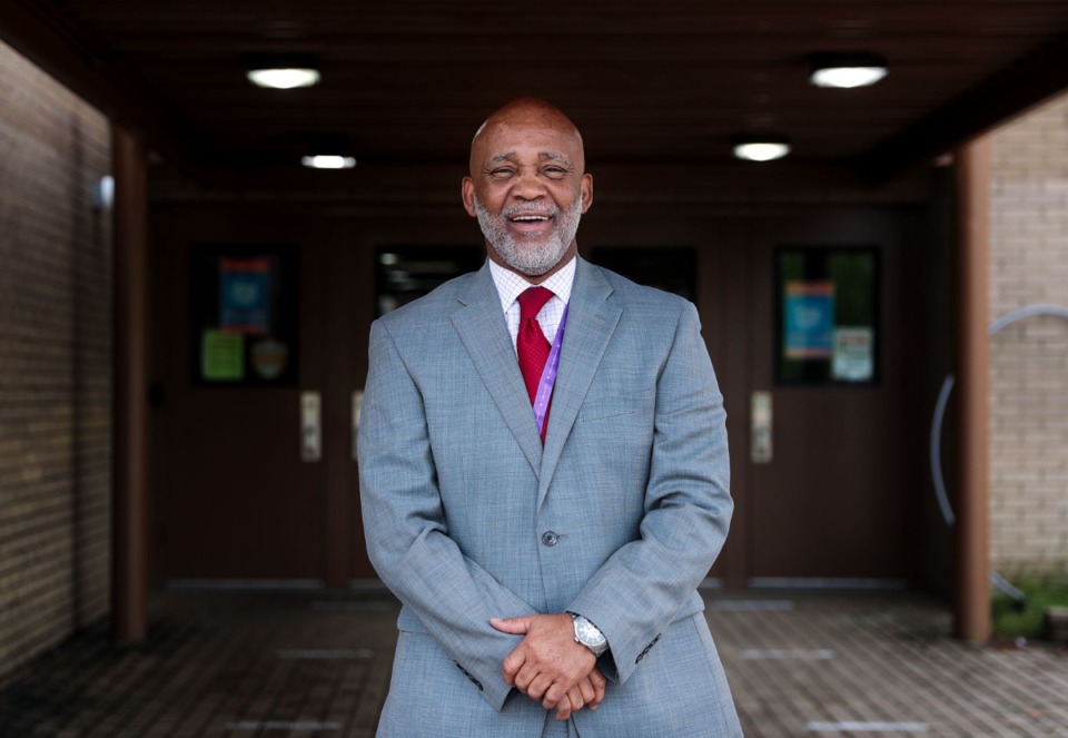 <strong>Former Melrose baseball coach and longtime principal Leroy McClain reitres after 33 years in the Memphis-Shelby County School system.</strong> (Patrick Lantrip/Daily Memphian)