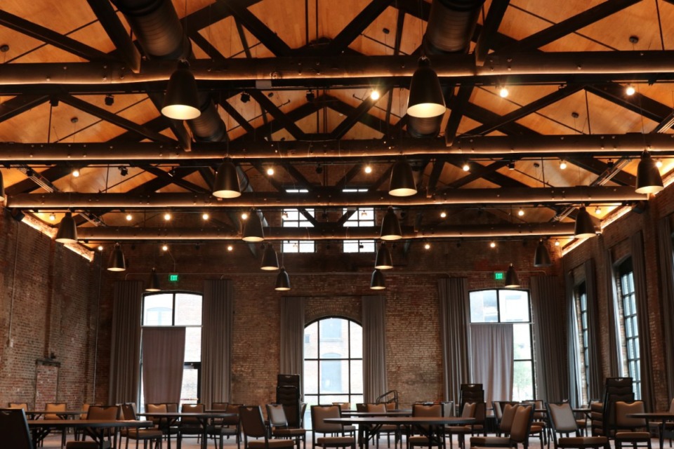 <strong>The Foundry Ballroom at Caption by Hyatt is also available for guests of the neighboring Hyatt Centric on Beale.</strong>&nbsp;(Neil Strebig/The Daily Memphian)
