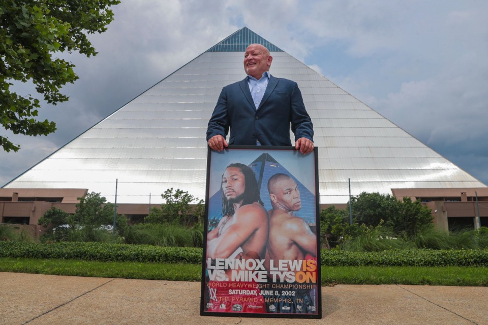 <strong>Brian Young, the promoter who brought the Lennox Lewis vs. Mike Tyson fight to Memphis, revisits the site of the fight &mdash; The Pyramid.</strong> (Patrick Lantrip/Daily Memphian)