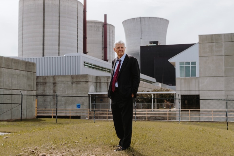 <strong>Franklin L. Haney Sr. (shown at the Bellefonte Nuclear Plant in Hollywood, Ala.) and his Nuclear Development LLC planned to buy the plant in 2018 and establish a contract with MLGW. The process ultimately failed in a federal court ruling, but kickstarted MLGW&rsquo;s yearslong search for a new electric provider.</strong> (Houston Cofield/Daily Memphian file)