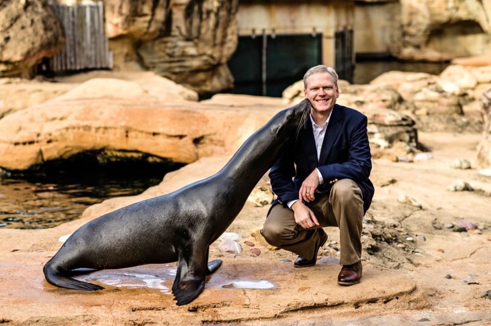 <strong>Matt Thompson, who previously served as the zoo&rsquo;s executive vice president and deputy director, will take Jim Dean&rsquo;s place as president and CEO.</strong> (Submitted)