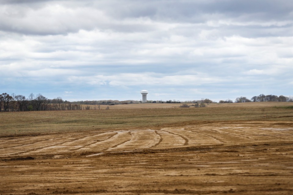 <strong>Construction crews clear and grade land at the BlueOval City at the Ford Megasite of West Tennessee site on Friday, April 8, 2022.</strong> (Mark Weber/The Daily Memphian file)