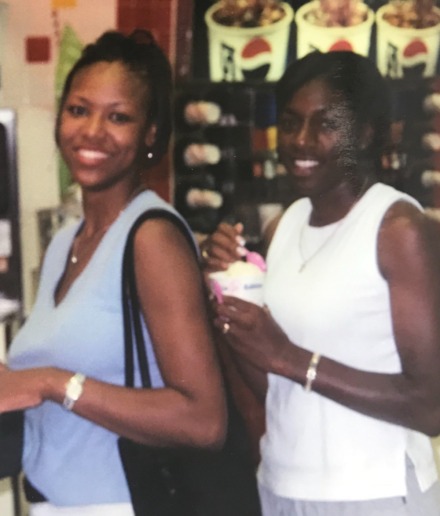 <strong>Taffi T. Crawford (left) grew increasingly fearful of Frank Graham before he killed her, said longtime friend Evette Porter (right).</strong> (Photo courtesy of Evette Porter)