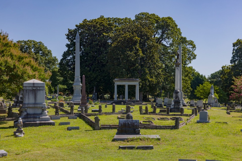 <strong>Opened in August 1852, Elmwood is the oldest active cemetery in Memphis and serves as the final resting place for more than 80,000 people.</strong> (Ziggy Mack/Special to The Daily Memphian)