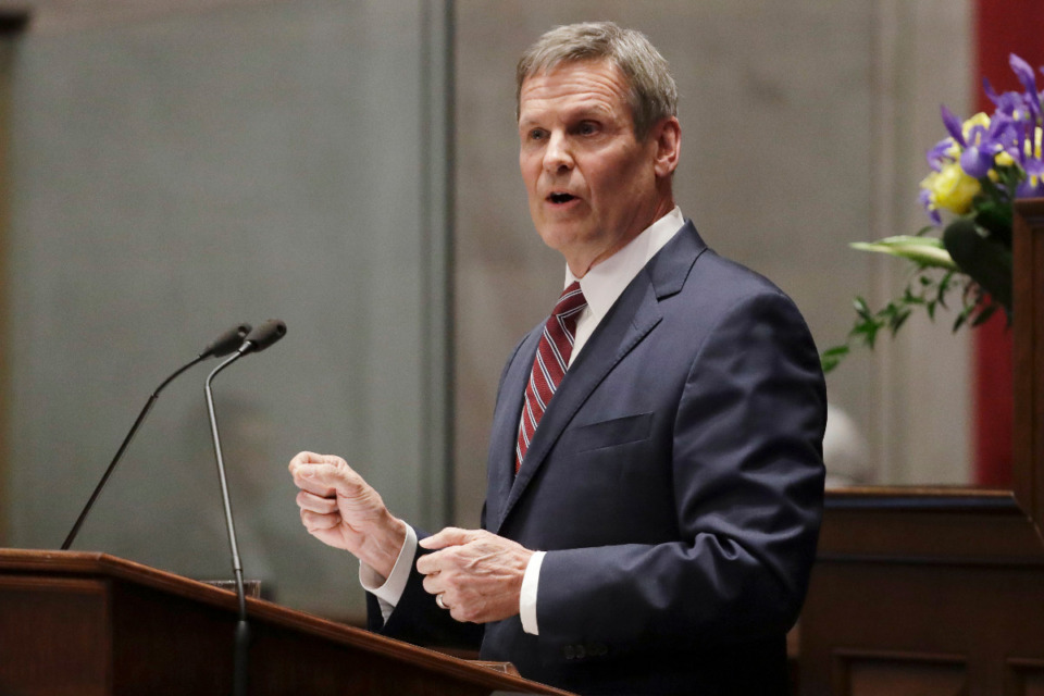 <strong>The Collierville Schools Board of Education passed a resolution Thursday expressing its disappointment with Gov. Bill Lee.</strong> (AP Photo file/Mark Humphrey)