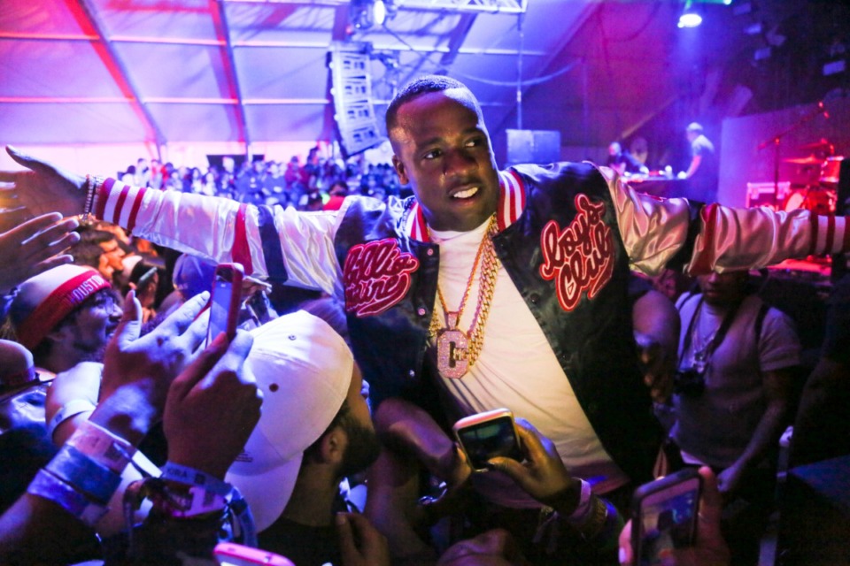 <strong>Memphis rapper and record executive Yo Gotti, shown here at SXSW in 2016, will hold his birthday bash at FedExForum with&nbsp;</strong><strong>special guest Lil Uzi Vert on July 15.</strong>&nbsp;&nbsp;(Photo by Jack Plunkett/Invision/AP)