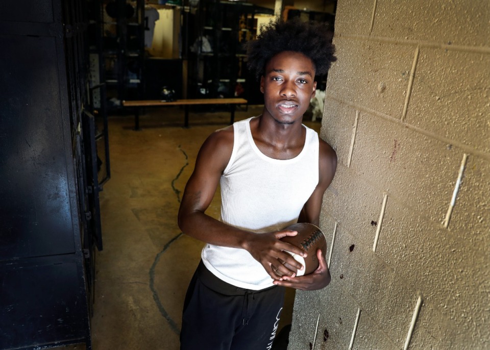 <strong>Sheffield defensive back Mark Joseph holds offers from schools such as Arkansas State, Tennessee-Martin, Rice, Eastern Kentucky, Alcorn State, Texas State and Lane College.</strong>&nbsp;<strong>He also ranks fifth academically out of his class of 150 students.</strong> (Mark Weber/The Daily Memphian)