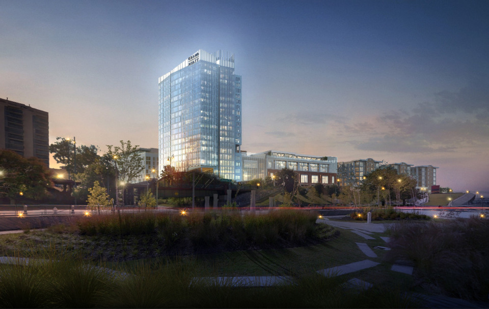 <strong>The Memphis City Council approved a resolution Thursday setting up the financial backstop agreement for the Grand Hyatt at One Beale, but Memphis Mayor Jim Strickland is unlikely to sign it.</strong>&nbsp;(Rendering courtesy Carlisle Corp.)