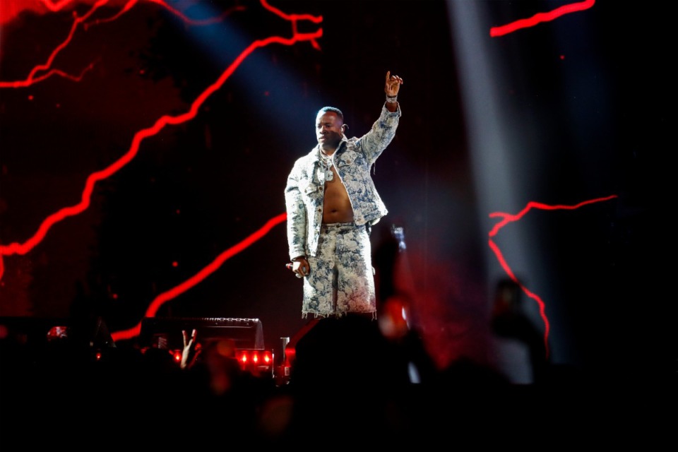 <strong>Yo Gotti performs on Friday, July 15, 2022, at FedExForum.</strong> <strong>For the first time since 2019, fans of the rapper gathered to watch performances by members of Gotti&rsquo;s CMG label, along with many special guests.&nbsp;</strong>(Mark Weber/The Daily Memphian)