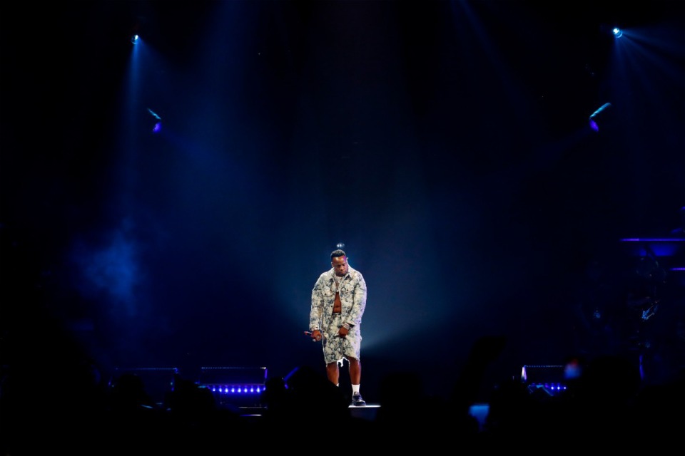 <strong>Yo Gotti fans almost filled FedExForum to hear the rapper perform on Friday, July 15, 2022, at FedExForum.</strong> (Mark Weber/The Daily Memphian)