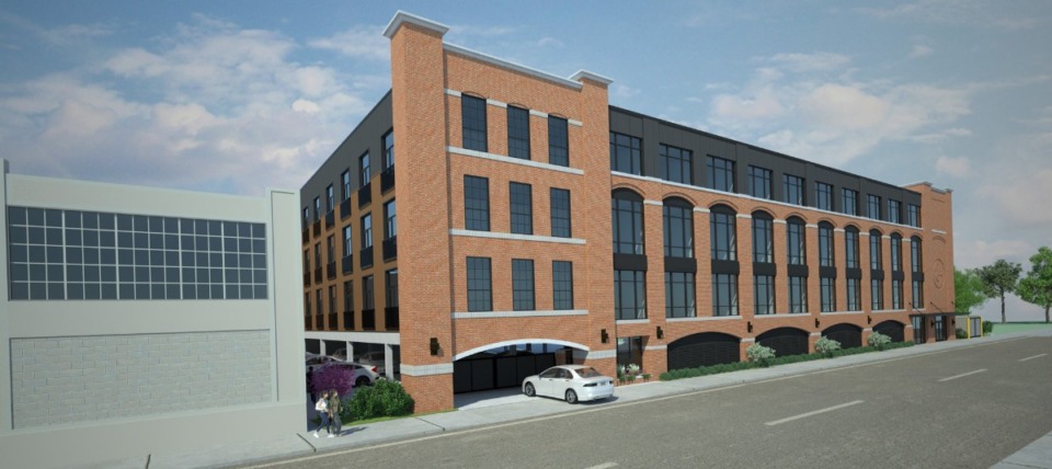 <strong>Developer Six Land Co. LLC is planning a 105-unit apartment complex in the Edge District.&nbsp;The apartment units will be fully furnished. Rent will include both Wi-Fi and utilities.&nbsp;</strong>&nbsp;(Courtesy Six Land Company LLC)
