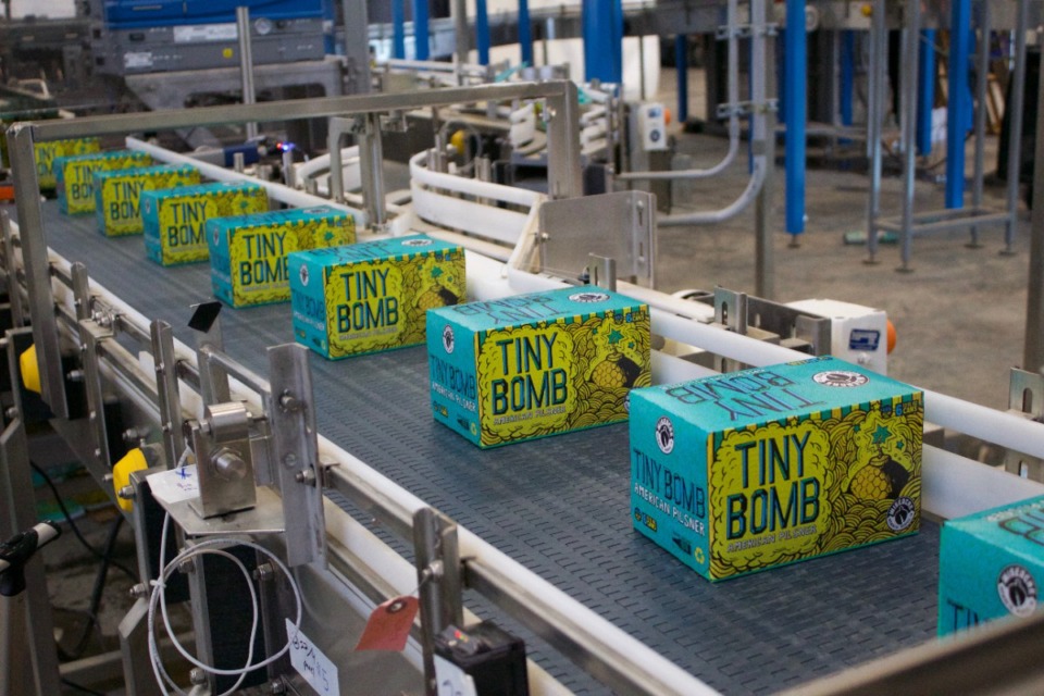 <strong>Memphis-based Wiseacre Brewing Company&rsquo;s Tiny Bomb Pilsner and two of the brewer&rsquo;s other year-round beers will now be available throughout Texas.&nbsp;</strong>(Courtesy Wiseacre Brewing Company)