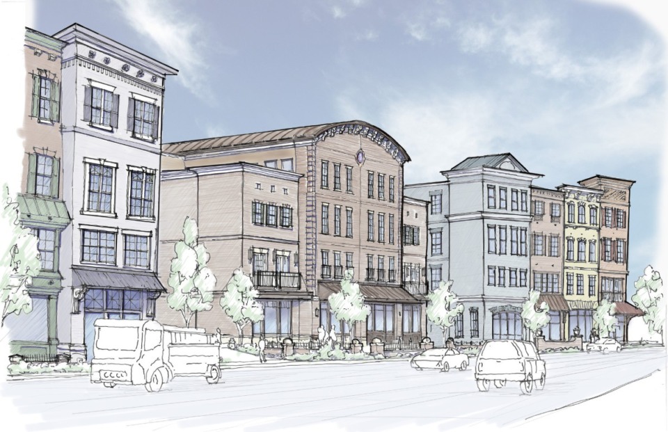 <strong>McIngvale Square creator Jon Stevenson wants the development to be reminiscent of town squares of 100 years ago.</strong> (Courtesy AERC PLLC)