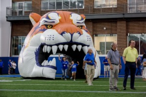 <strong>The Highland Hundred kickoff party was held at the University of Memphis Tigers&rsquo; new practice facility on Aug. 1, 2022.</strong> (Ziggy Mack/The Daily Memphian)