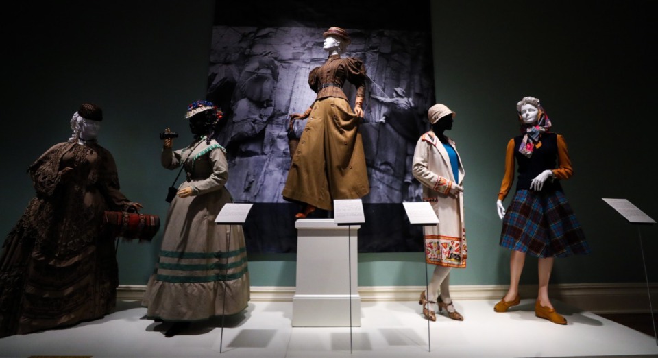 <strong>A mountaineering ensemble from the &ldquo;Sporting Fashion: Outdoor Girls 1800 to 1960&rdquo; exhibit at the Dixon Gallery. The exhibits run until Oct. 16.</strong>&nbsp;(Patrick Lantrip/The Daily Memphian)