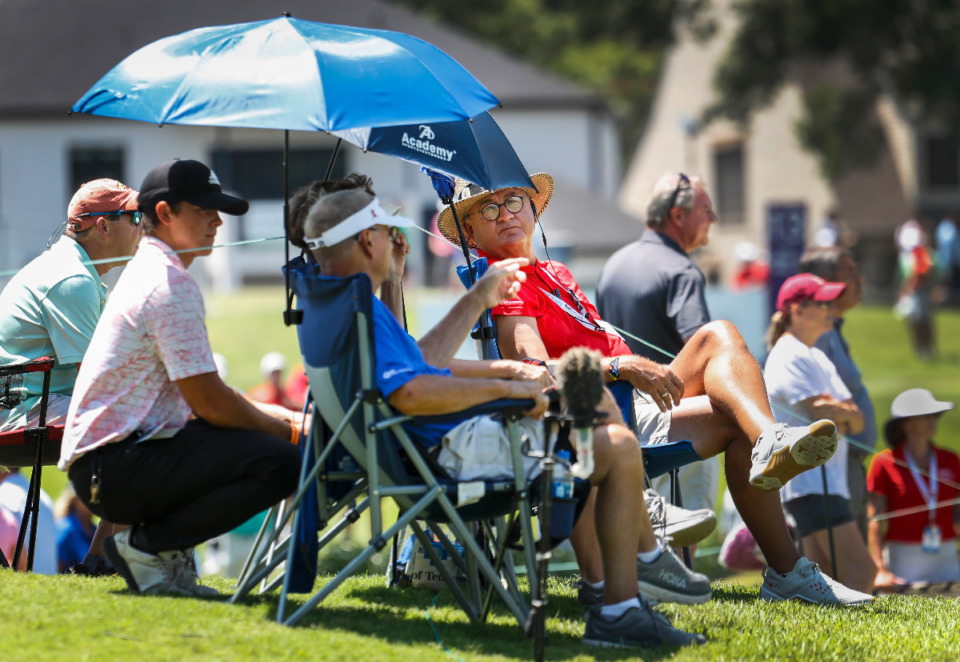 <strong>Fans enjoy the action during the second round of the FedEx St. Jude Championship on Friday, August 12, 2022.</strong> (Mark Weber/The Daily Memphian)