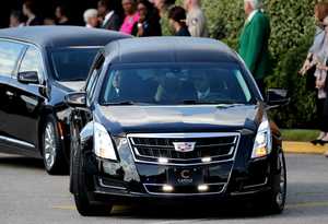 <p class="p1"><strong>Family members and friends leave Christ United Methodist Church Thursday afternoon following the funeral service for Phil Trenary.</strong> <span class="s1">(Houston Cofield/Daily Memphian)</span>