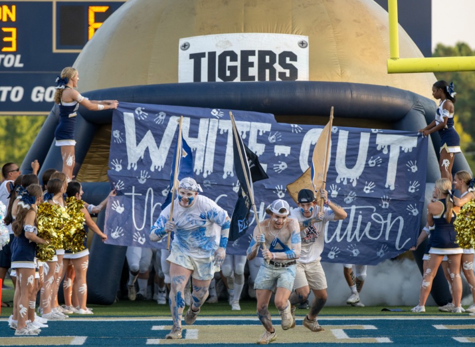 <strong>The enthusiasm for the beginning of the football season for Arlington High School was on display at the game against MUS&nbsp;on Friday, Aug. 19, 2022.</strong>(Greg Campbell/Special to The Daily Memphian)