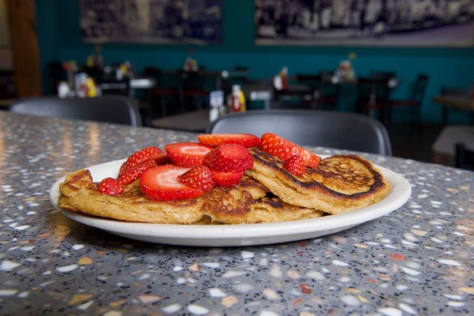 <strong>Anything on the breakfast menu at the Arcade Restaurant, including sweet potato pancakes, made The Tasteful List 2022.</strong> (Daily Memphian file)