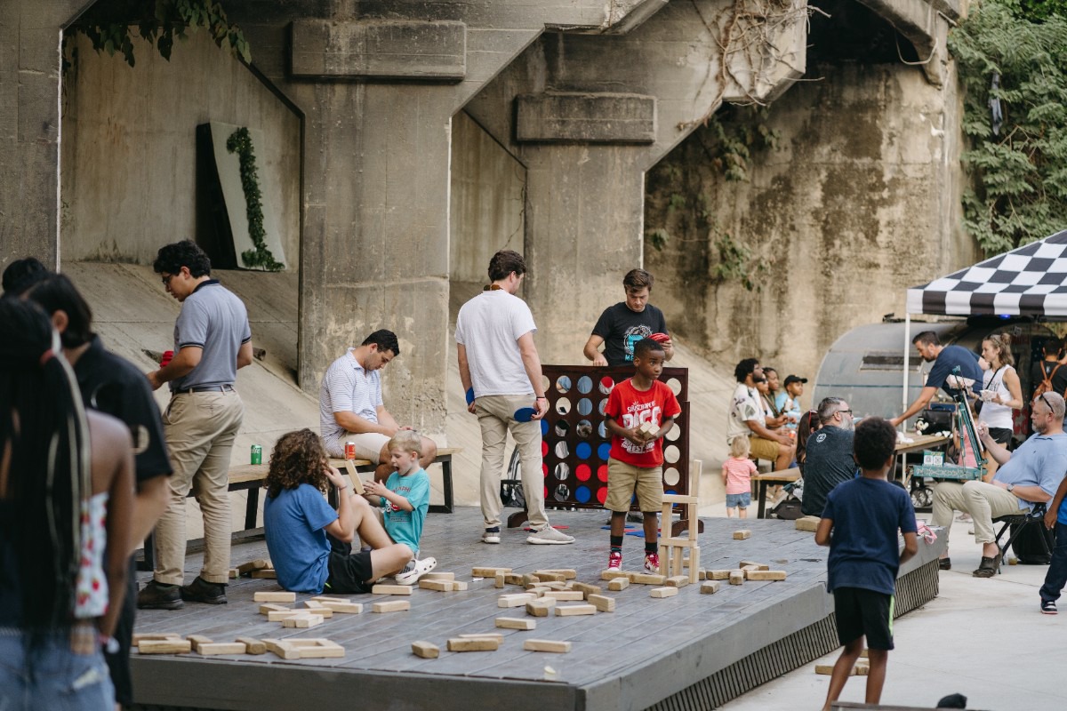 <strong>Choose901's event in The Ravine on 901 Day features food trucks, activites and merchandise.</strong> (Lucy Garrett/Special to The Daily Memphian)