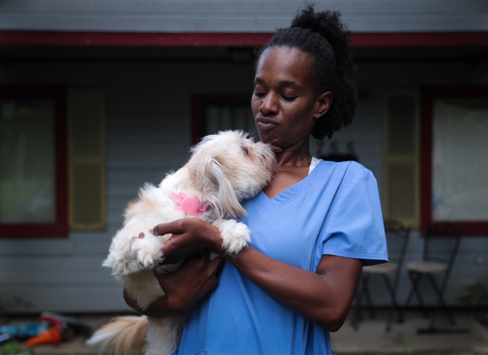<strong>With few resources, LaQuita Gibson moved herself and her two children to South Memphis and into a house where she would begin to rebuild her life.</strong> (Patrick Lantrip/The Daily Memphian)