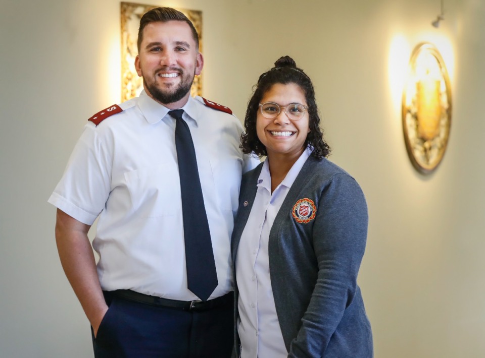<strong>Ryan and Amber Meo are the new co-leads of the Salvation Army&rsquo;s adult rehabilitation center on Kirby Whitten Road.</strong> (Mark Weber/The Daily Memphian)