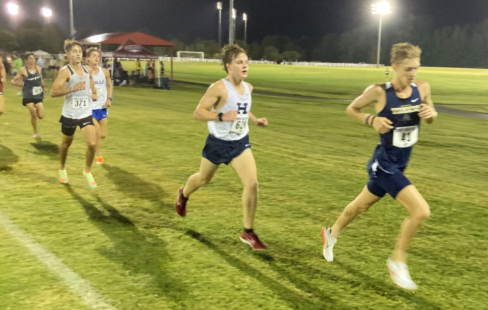 <strong>Action from Saturday&rsquo;s boys race at the City Auto Memphis Twilight XC Classic held at the Mike Rose Soccer Complex. Houston won the girls division and CBHS placed second in the boys division.</strong> (David Boyd/Daily Memphian)