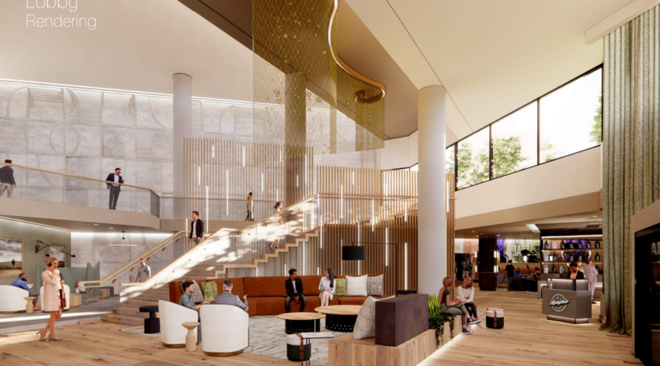 <strong>Interior rendering of Sheraton Memphis.</strong> (Credit: DW Design Strategy)