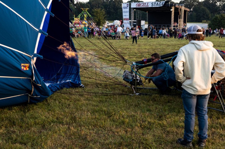 <strong>The dawn balloon ascension is free for spectators, but tickets are required to enter the Collierville Balloon Festival, 3-10 p.m. each day. Single-day tickets are $15 for adults and $8 for children 4-12.&nbsp;</strong> (Brad Vest/Special to The Daily Memphian)