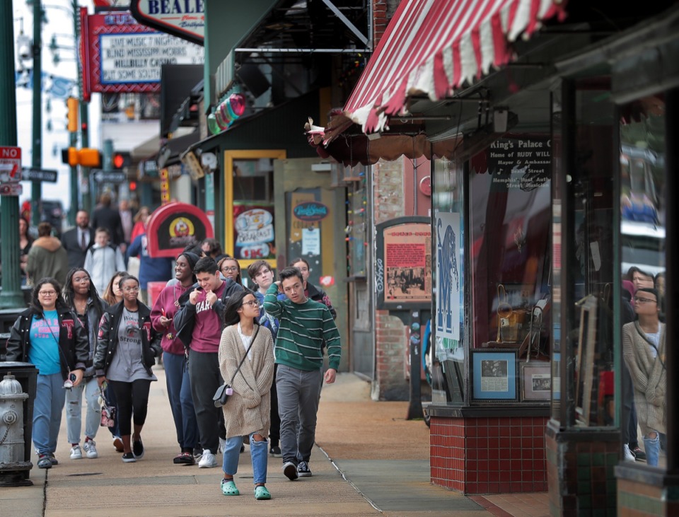 <strong>Tourist destinations such as Beale Street are going strong, but the hospitality industry struggles to fill available jobs, according to a report from&nbsp;Greater Memphis Chamber&rsquo;s Center for Economic Competitiveness.&nbsp;</strong>(Jim Weber/The Daily Memphian file)