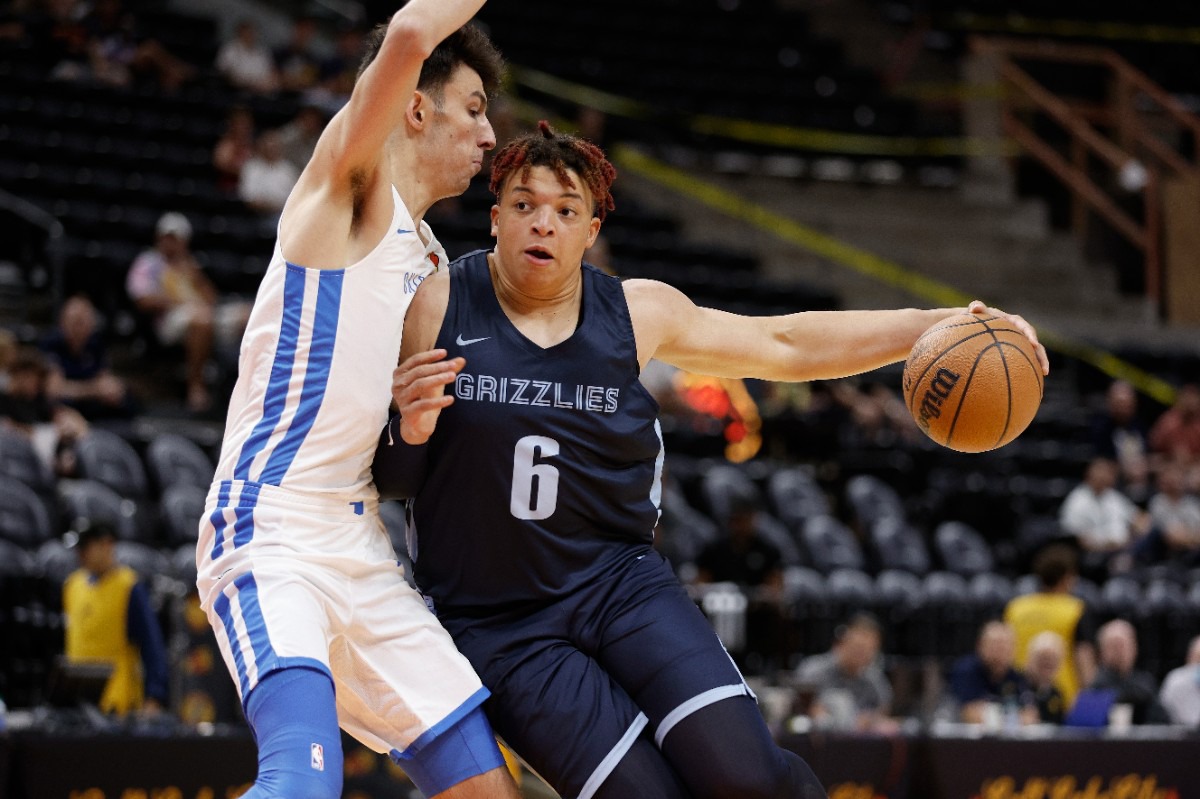 Kenneth Lofton Jr. - Memphis Grizzlies - Game-Worn Association Edition  Jersey - Rookie Debut - 2022-23 NBA Season