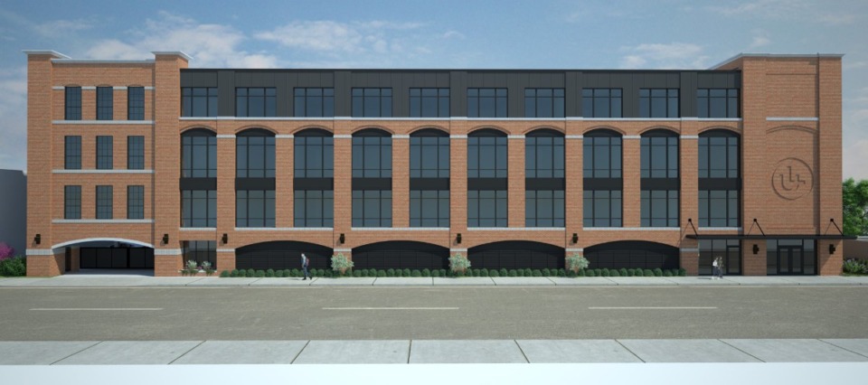 <strong>Six Land will build a four-story, 58,093-square-foot building at 442 Monroe Ave.</strong> (Courtesy Six Land Company LLC.)