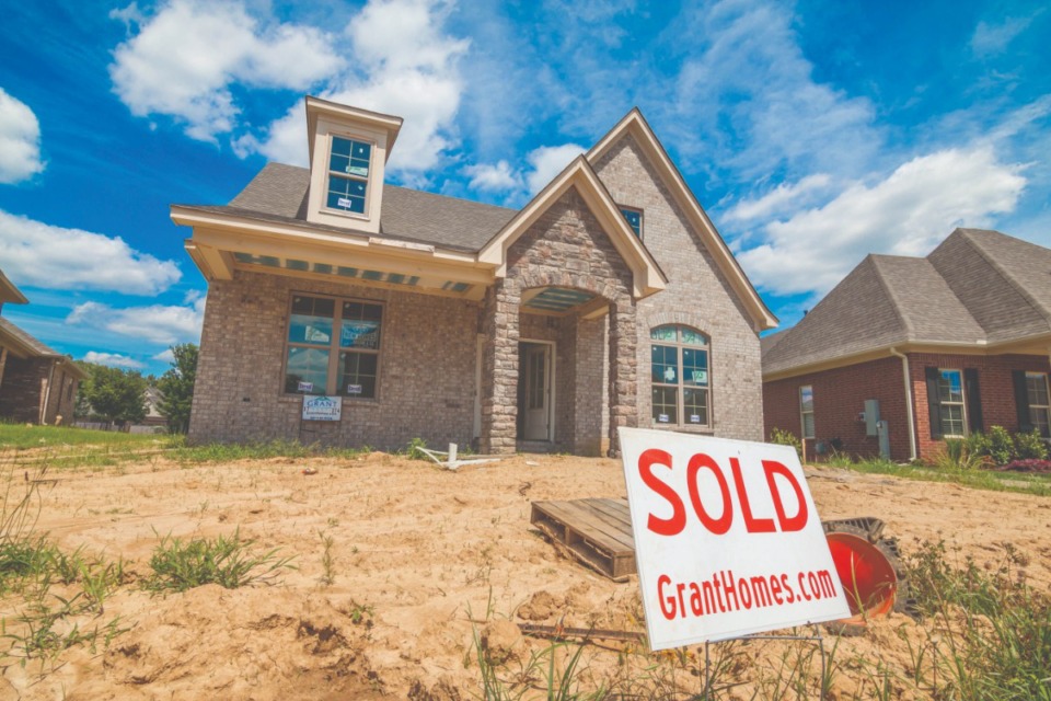 <strong>A home is sold in Collierville off South Shea Road in 2017.&nbsp;Last month, East Memphis, Cordova and Collierville accounted for 35% of home sales in Shelby County. </strong> (The Daily Memphian file)