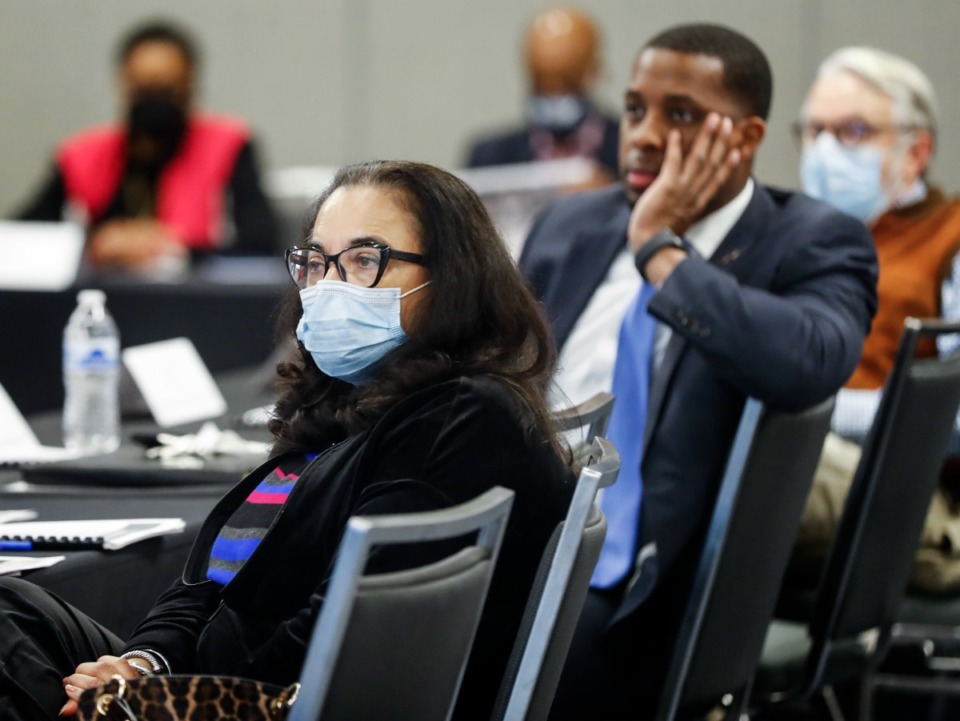 <strong>&ldquo;I think the position definitely needs to be filled as soon as possible,&rdquo; said Council member Cheyenne Johnson (seen at left in 2021).</strong> (Mark Weber/The Daily Memphian file)