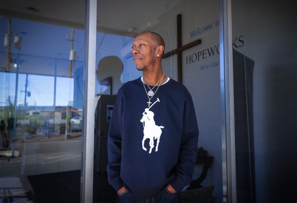 <strong>Donald Strong, at HopeWorks&rsquo; Summer Avenue location, is a former inmate who&rsquo;s made dramatic changes in his life through the HopeWorks program.</strong> (Patrick Lantrip/The Daily Memphian)