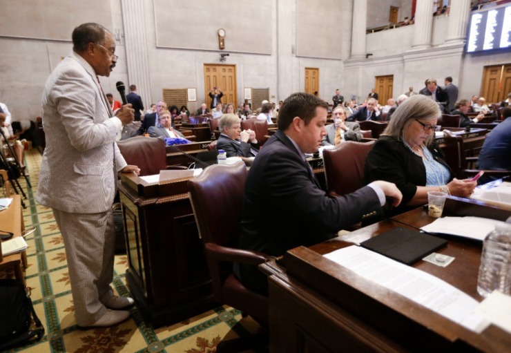 <strong>Former Rep. John Deberry served for 26 years before the Tennessee Democratic Party voted to remove the Memphis lawmaker from their party&rsquo;s Aug. 6, 2020 primary ballot. He is now a senior adviser for Gov. Bill Lee.&nbsp;</strong>(Mark Humphrey/AP file)