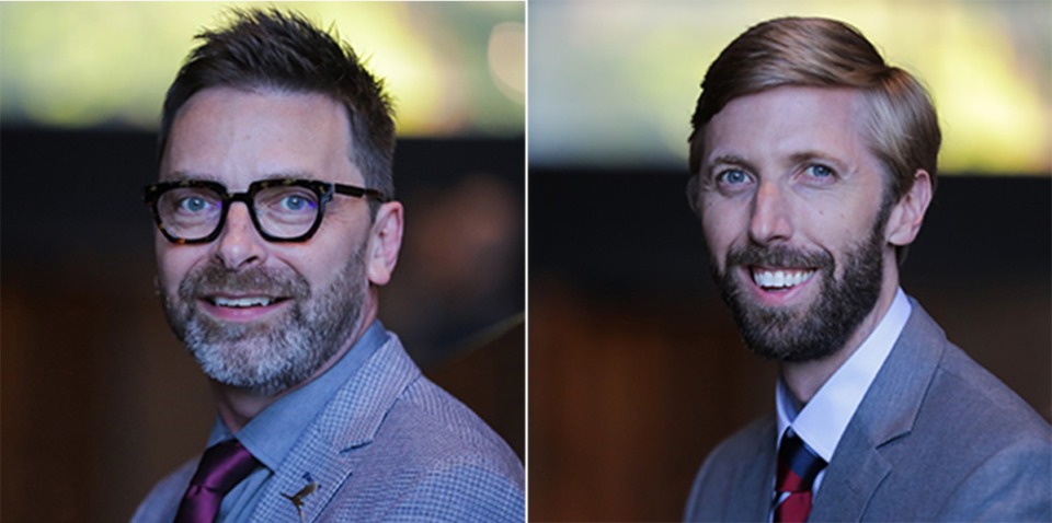 <strong>Jeffrey Chipman (left) and Dr. Daniel Chatham are running for Position 2 on the Germantown Municipal School Board on the Nov. 8 ballot.</strong> (Patrick Lantrip/THe Daily Memphian)