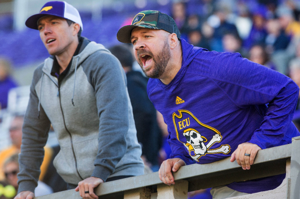 <strong>East Carolina fans react to a call during a game against Memphis in Greenville on Nov 3, 2018. The Tigers take on the Pirates Saturday, Oct. 15, at 6:30 p.m.</strong> (Juliette Cooke/Courtesy of the Greenville Daily Reflector file)