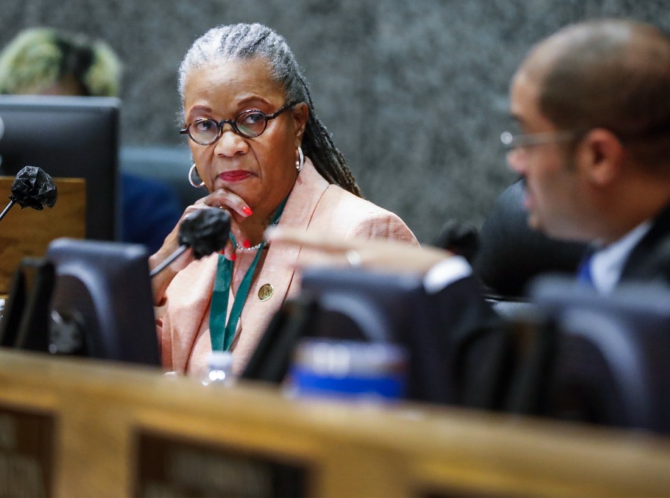 <strong>The commission will take a third and final vote Monday on an ordinance by commissioner Henri Brooks (in a Sept. 12 photo) that would take the selection of a chief ethics officer out of the county attorney&rsquo;s office.</strong> (Mark Weber/The Daily Memphian)