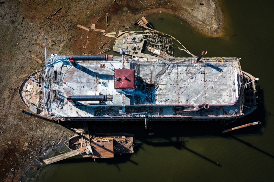 mississippi river shipwrecks found