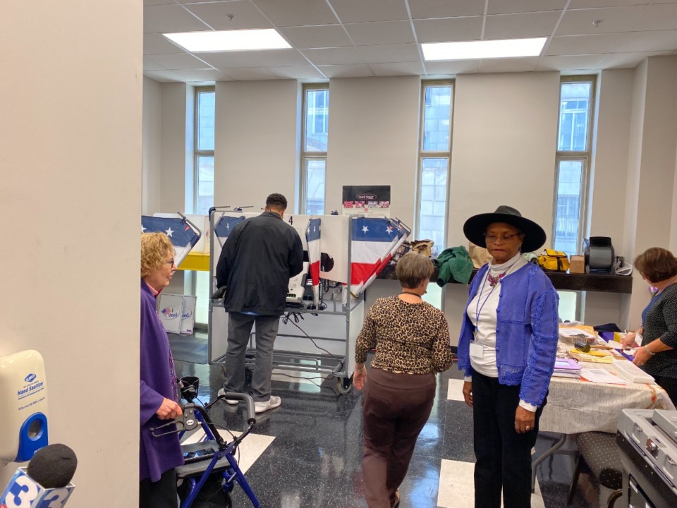 <strong>Early voting opened Wednesday, Oct. 19, at 26 locations across Shelby County including the Downtown office of the Election Commission at 157 Poplar Ave.</strong> (Bill Dries/The Daily Memphian)