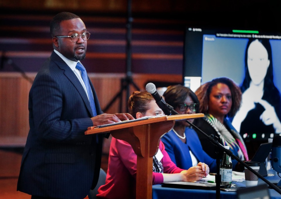 <strong>&ldquo;It&rsquo;s important for us to listen and to hear from you directly,&rdquo; said EPA Region 4 administrator Daniel Blackman during a community meeting Tuesday at Monumental Baptist Church.</strong> (Mark Weber/The Daily Memphian)