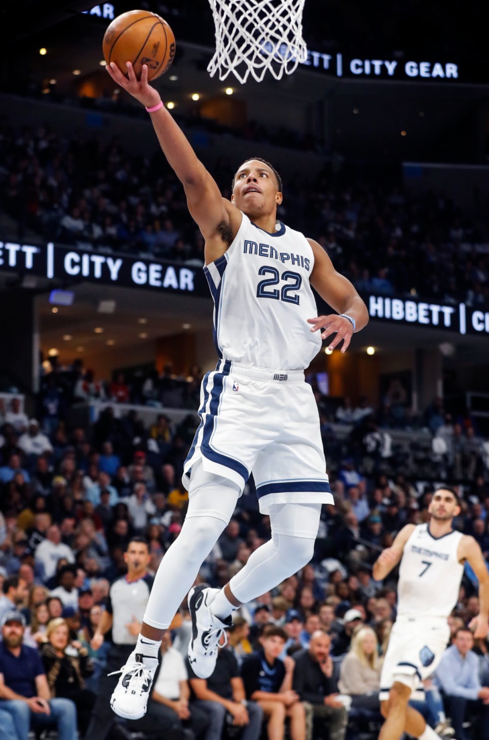 <strong>Memphis Grizzlies guard Desmond Bane drives to the basket against the New York Knicks on Wednesday, Oct. 19, 2022.</strong> (Mark Weber/The Daily Memphian)