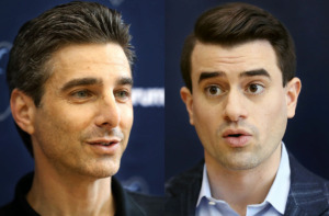 <strong>Memphis Grizzlies team President Jason Wexler and Vice-President of Basketball Operations Zach Kleiman began their first full day in their new positions on April 12, 2019.</strong> (Patrick Lantrip/The Daily Memphian)