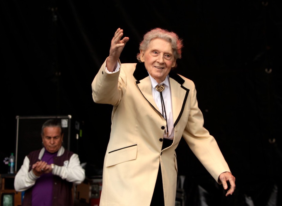 <strong>Jerry Lee Lewis performed at the Memphis in May Beale Street Music Festival on Saturday, May 4, 2013.</strong> (Lance Murphey/The Daily Memphian file)