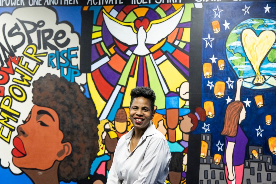 <strong>Rev. Kimberlynn Alexander at the new homeless shelter and trauma ministry at St. Matthew&rsquo;s United Methodist Church.</strong> (Brad Vest/Special to The Daily Memphian)