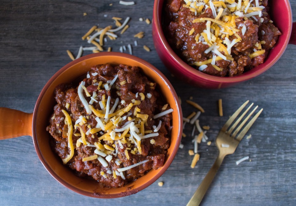 <strong>The recipe for David&rsquo;s Chili, Hot! came from David McBride of Senatobia, Miss., who was the runaway winner of a chili contest Jennifer Biggs judged several years ago.</strong> (Lynne Mitchell/Getty Images)